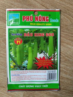 Hạt giống bầu xanh Phú Nông