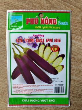Hạt giống cà tím trái dài Phú Nông