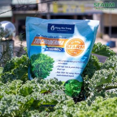 Nấm đối kháng Trichoderma plus Humic cải tạo đất gói 500gr