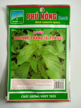 Hạt giống rau quế trắng (É trắng) gói 1gr
