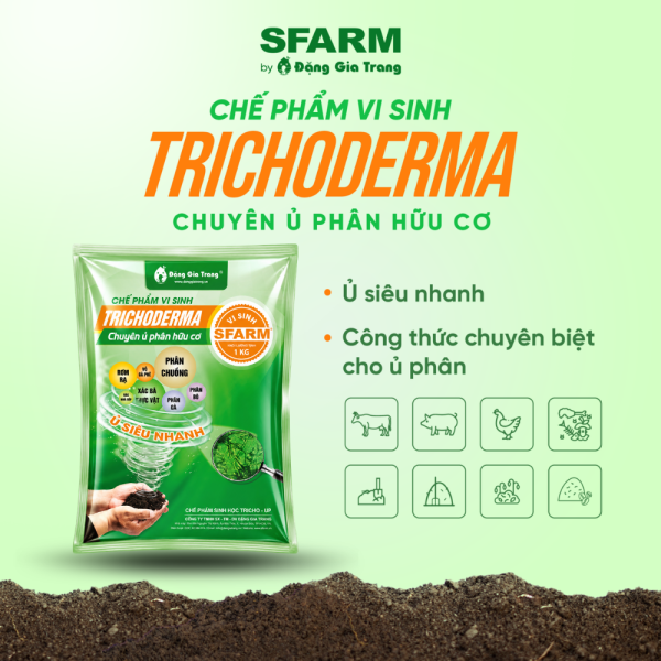 nấm Trichoderma sfarm trồng cây